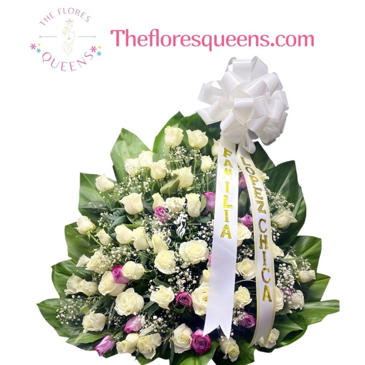 ABANICO FUNEBRES PAZ1  - FLORISTERIAS EN CALI