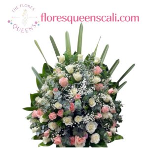 ABANICO FUNEBRE PREMIUM  15 - FLORISTERIAS EN CALI