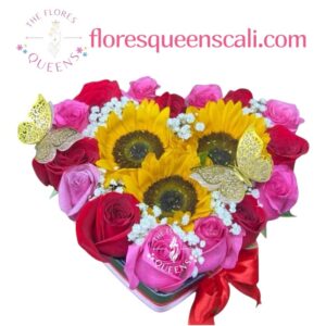CAJA DE ROSAS ESPECIAL  19 - FLORISTERIAS EN CALI