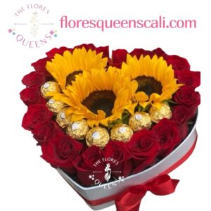 CAJA DE ROSAS MI DULZURA 20 - FLORISTERIAS EN CALI