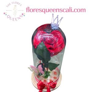 ROSA PRESERVADA CORAZON PREMIUM 6 - FLORISTERIAS EN CALI