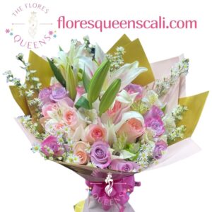 BOUQUET SUSPIRO DE LIRIO 30 - FLORISTERIA EN CALI