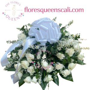 CUBRE CAJA  FUNEBRE 8 - FLORISTERIAS EN CALI