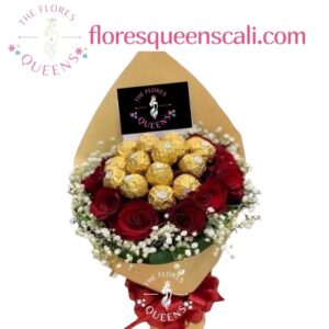 BOUQUET CHOCOLATE PASION 26- FLORISTERIA EN CALI