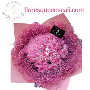 BOUQUET COPITO DE ROSAS  24- FLORISTERIA EN CALI
