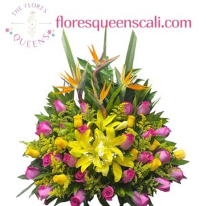 ARREGLO DE CUMPLEAÑOS 36  - FLORISTERIAS EN CALI