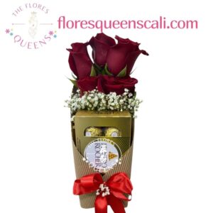 BOUQUETS DE ROSAS Y CHOCOLATES 12 - FLORISTERIA EN CALI