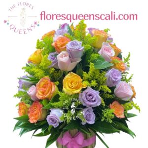 ARREGLO DE CUMPLEAÑOS 35  - FLORISTERIAS EN CALI