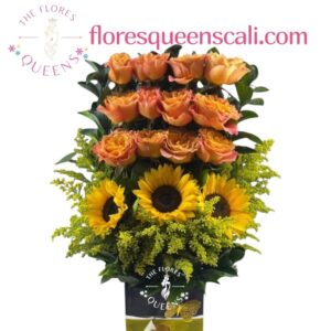 ARREGLO DE CUMPLEAÑOS 34  - FLORISTERIAS EN CALI
