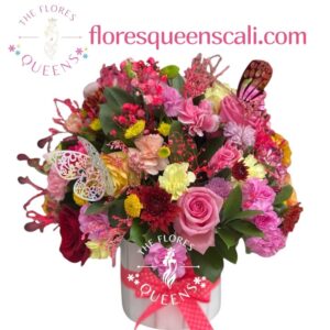 ARREGLO DE CUMPLEAÑOS 32  - FLORISTERIAS EN CALI