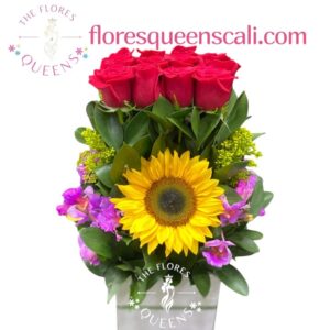ARREGLO DE CUMPLEAÑOS 23  - FLORISTERIAS EN CALI