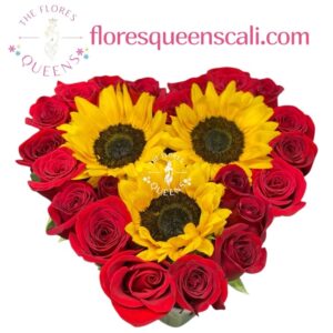 CAJA DE ROSAS ME ENCANTAS  30 - FLORISTERIAS EN CALI