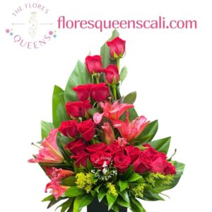 ARREGLO DE CUMPLEAÑOS 22  - FLORISTERIAS EN CALI