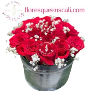 CAJA DE ROSAS FASCINAS   31 - FLORISTERIAS EN CALI