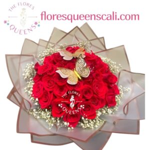 BOUQUETS BROTES DE MARIPOSAS 18 - FLORISTERIA EN CALI