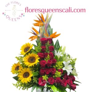 ARREGLO DE CUMPLEAÑOS 19 - FLORISTERIAS EN CALI