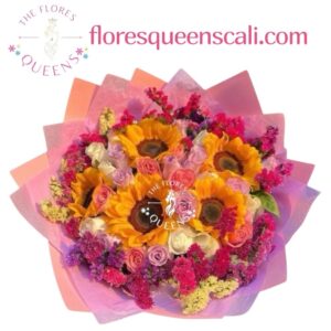 BOUQUETS AMANECER TROPICAL  16 - FLORISTERIA EN CALI