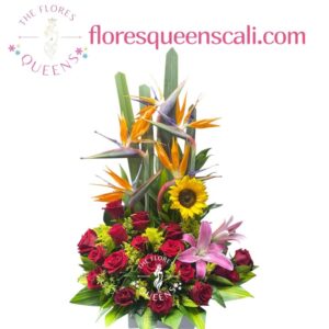ARREGLO DE CUMPLEAÑOS 17 - FLORISTERIAS EN CALI