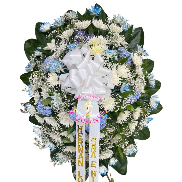 CORONA FUNEBRE DE CONDOLENCIAS 086 - FLORISTERIAS EN CALI